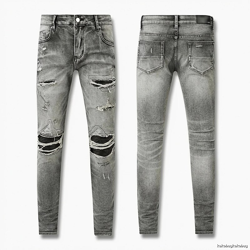 AMI Ripped Trendy Brand Jeans