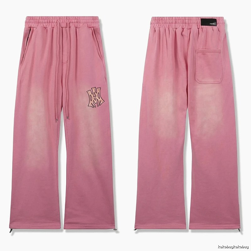 AMIRI casual style pink long trousers