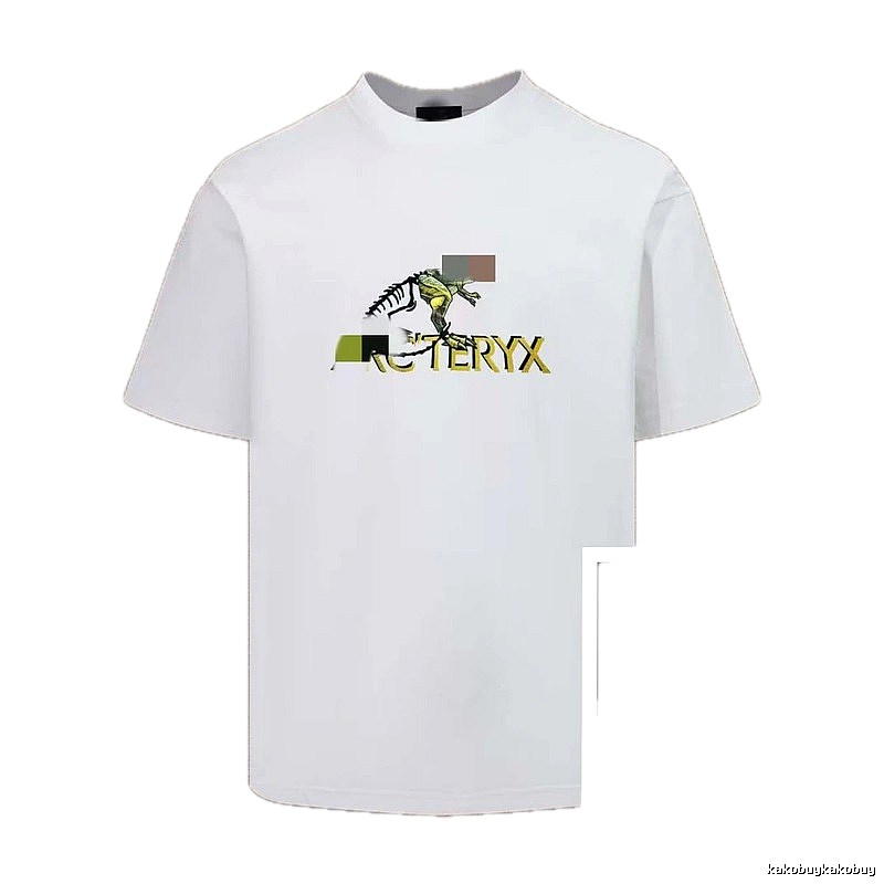 Arc'teryx Dinosaur Print Casual Style White T-Shirt
