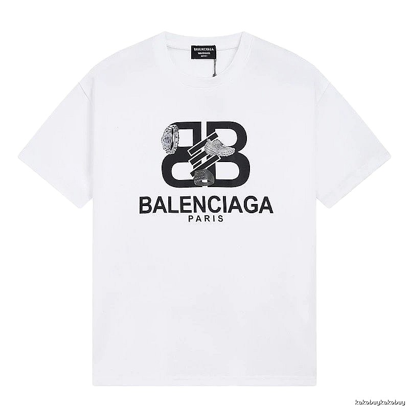 Balenciaga BB Series Simple White T-shirt