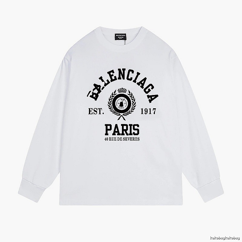 Balenciaga retro-style white T-shirt