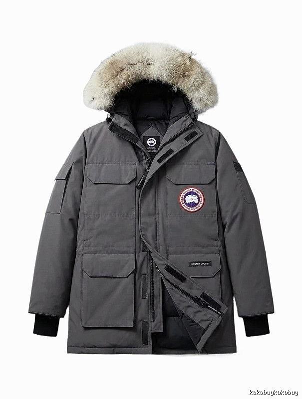 Canada Goose Parka Style Dark Grey Down Jacket