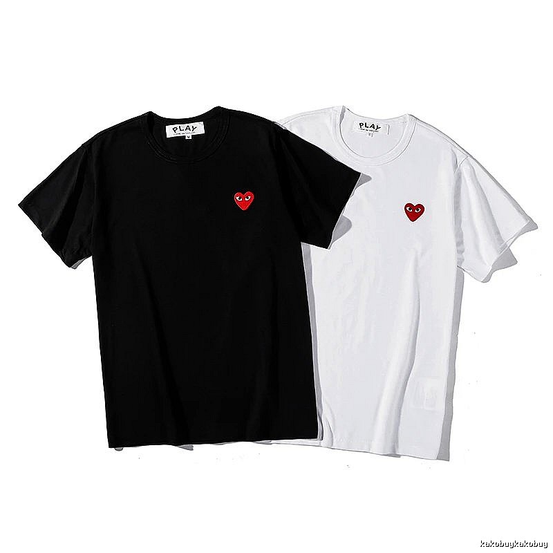 Comme des Garcons PLAY Graphic Tee Focus Heart Logo T-Shirt Daily Styling