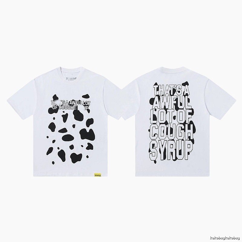 COUGH SYRUP Print Street Style White T-Shirt