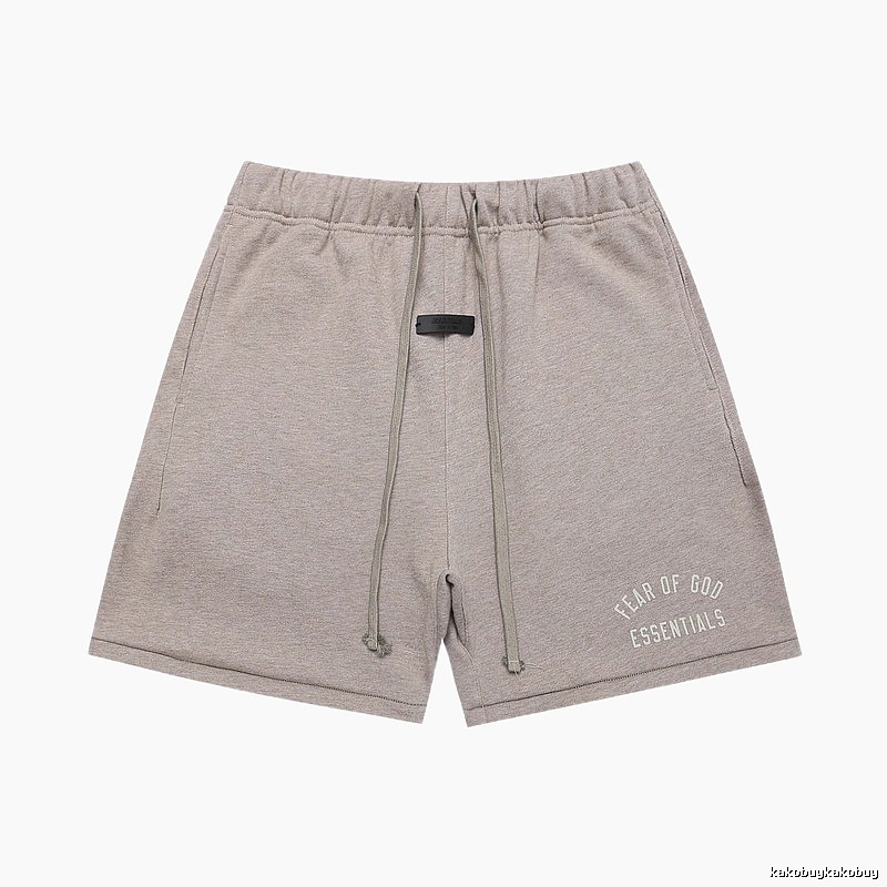 ESSENTIALS Casual Light Grey Shorts