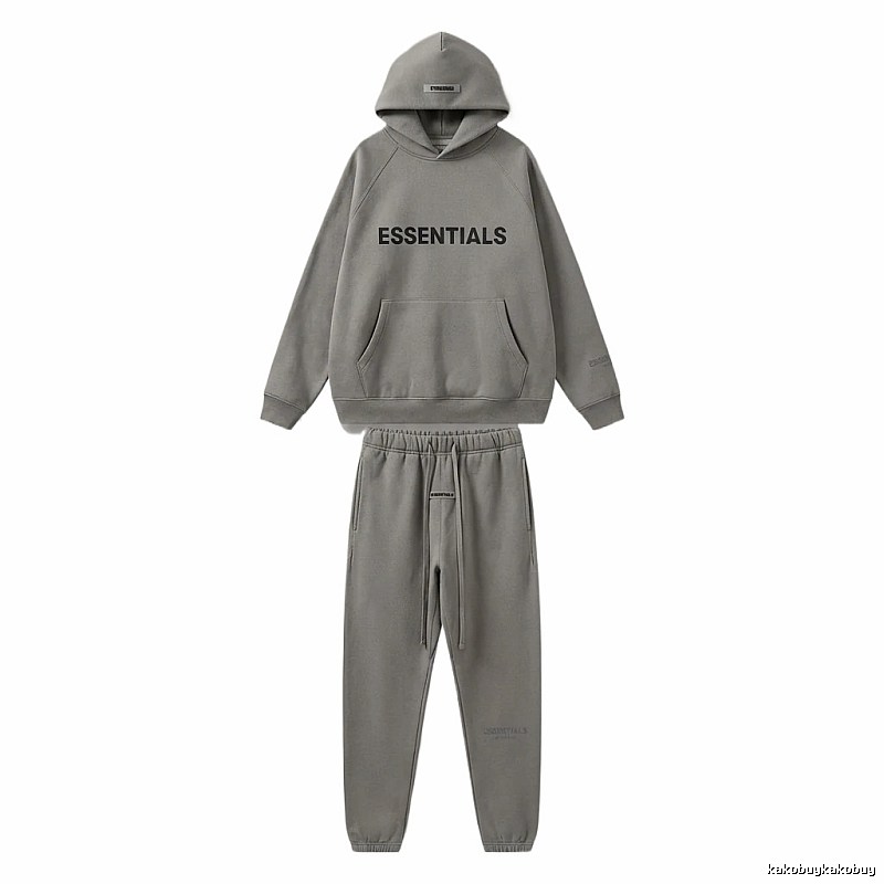 ESSENTIALS grey casual suit