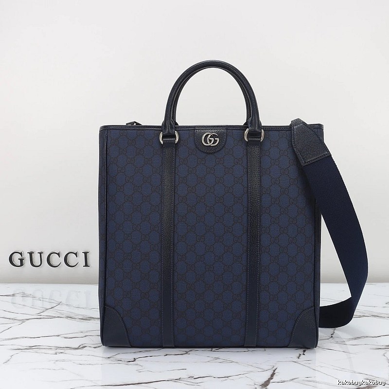 Gucci Tote bag Navy GG Canvas Top