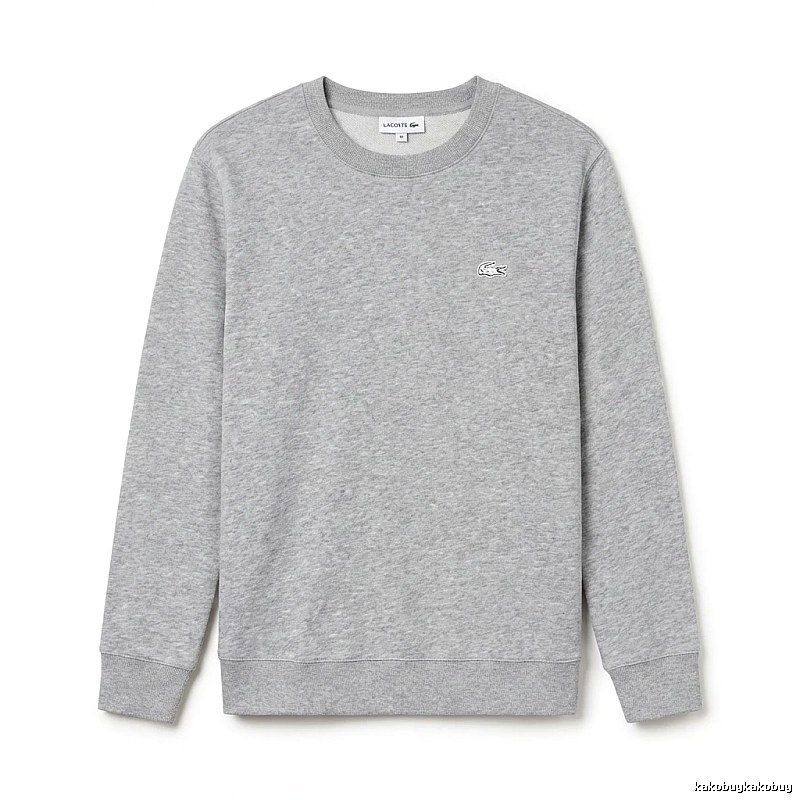 Lacoste basic simple grey sweatshirt