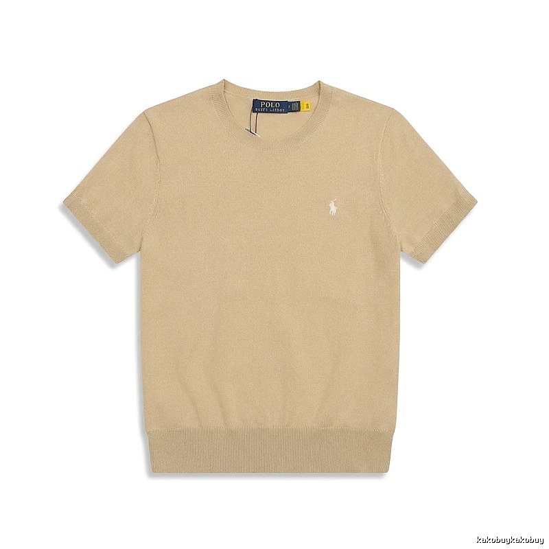 Ralph Lauren minimalist style beige knitted sweater