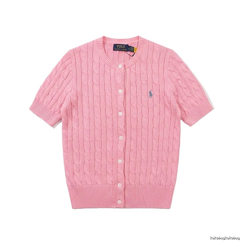 Ralph Lauren Polo pink knitted cardigan