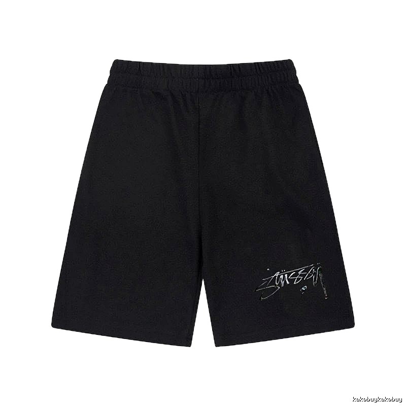 Stussy Basic Style Trendy Black Shorts