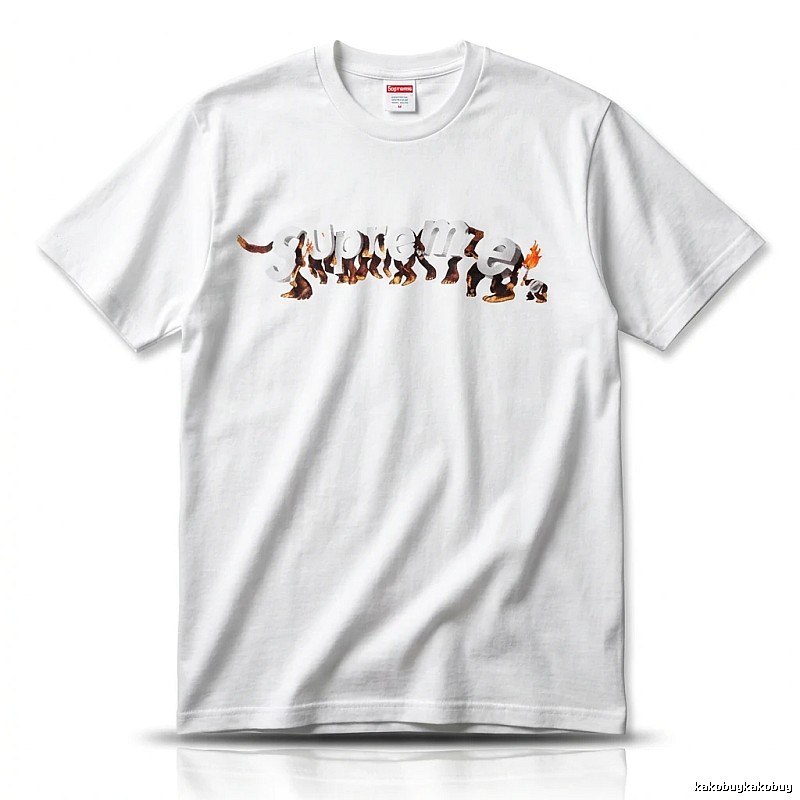 Supreme Animal Print White T-shirt