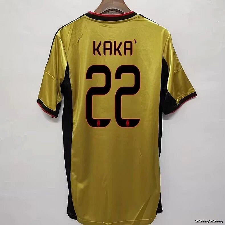 AC Milan Gift Ready Retro soccer jersey Red Black Striped with Fresh Pattern