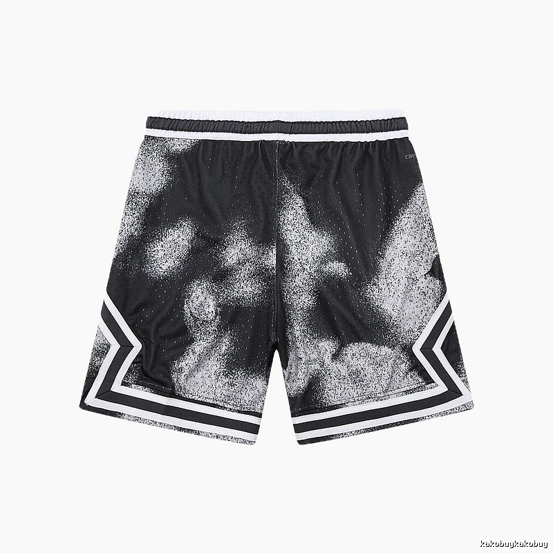 AJ Spray Painting Style Black Shorts