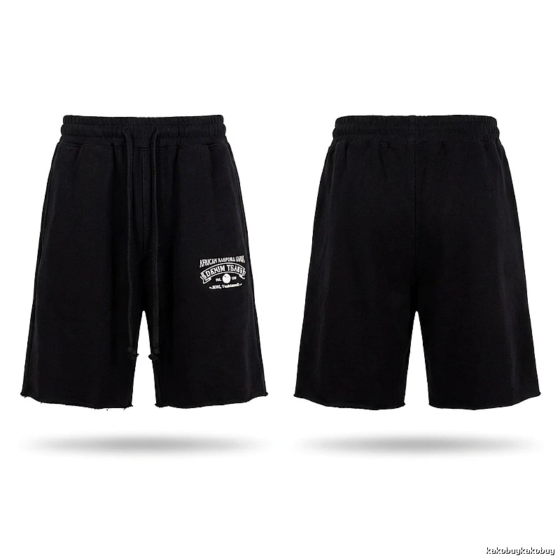 American casual black shorts of DENIM TEARS
