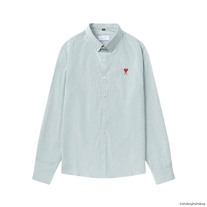 AMI Heart - Shaped Stripe Shirt