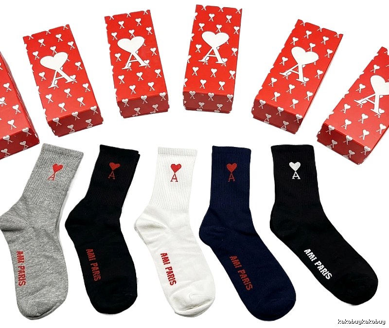 AMI Love Retro Style Socks