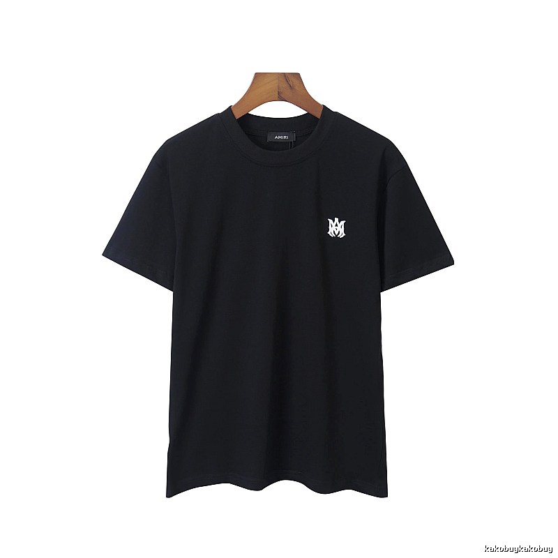 Amiri Classic Logo T-shirt Black Small AM for Daily Styling