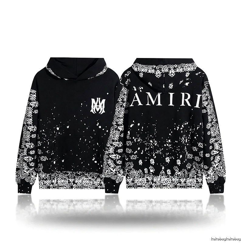 AMIRI Dark Style Cashew Flower Sweatshirt