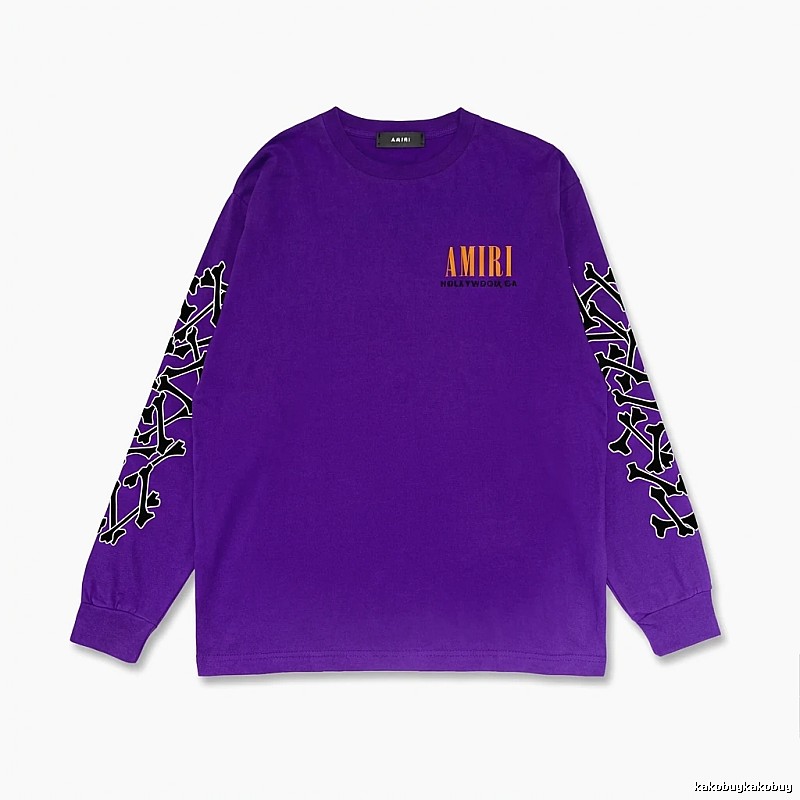 AMIRI dark style purple sweatshirt