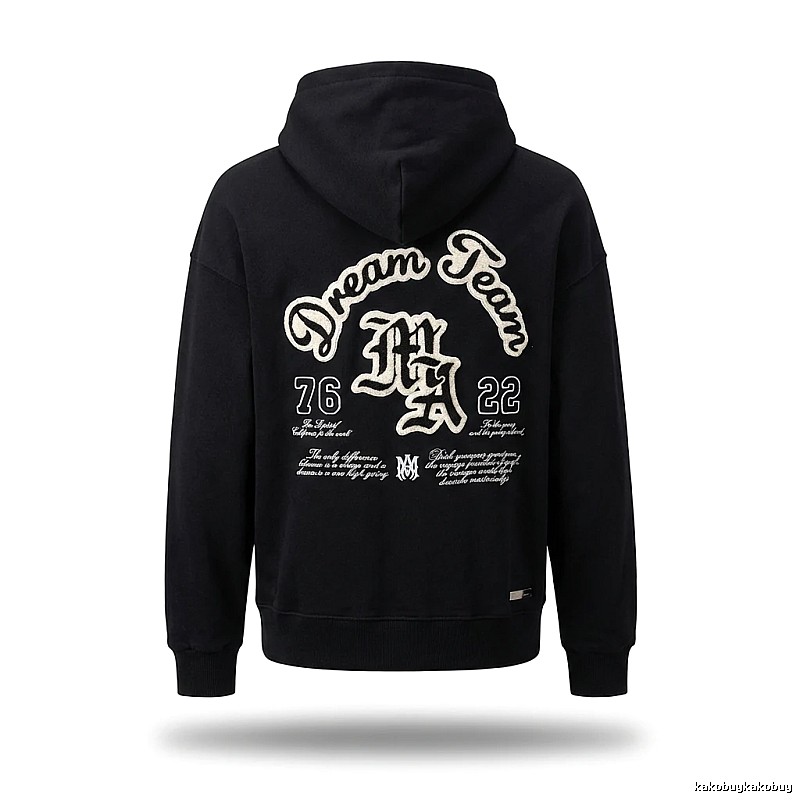 AMIRI Dream Team retro-style black sweatshirt