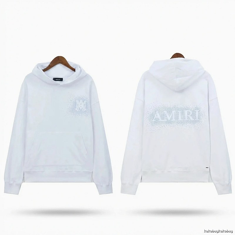 AMIRI Hot Drill Trend Brand White Sweatshirt