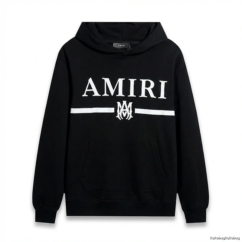 AMIRI Letter Print Black Sweatshirt