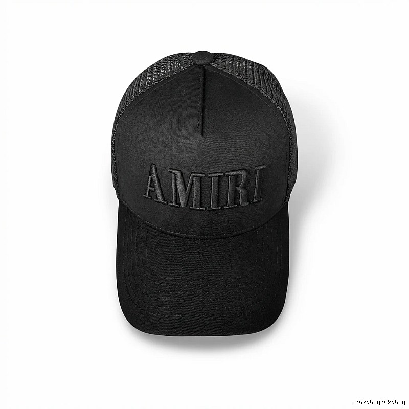 AMIRI minimalist black hat