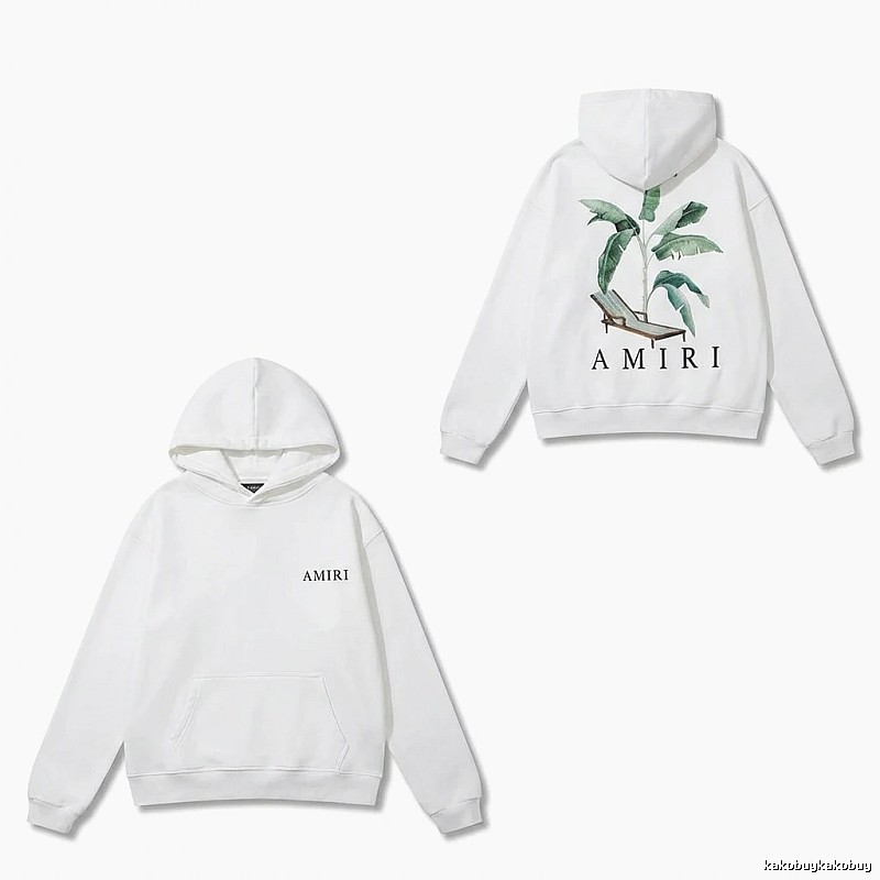 AMIRI Printed Casual White Hoodie