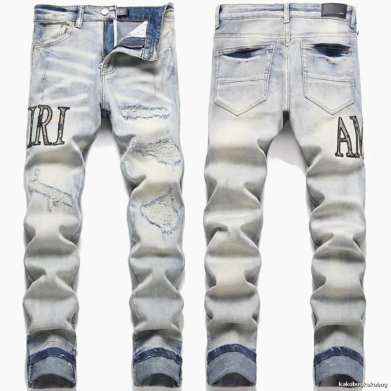 AMIRI Ripped Trendy Brand Jeans