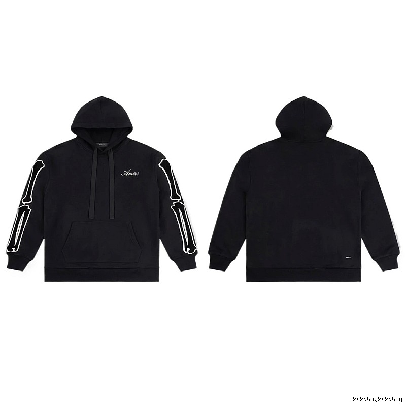 AMIRI Skull Style Black Hoodie