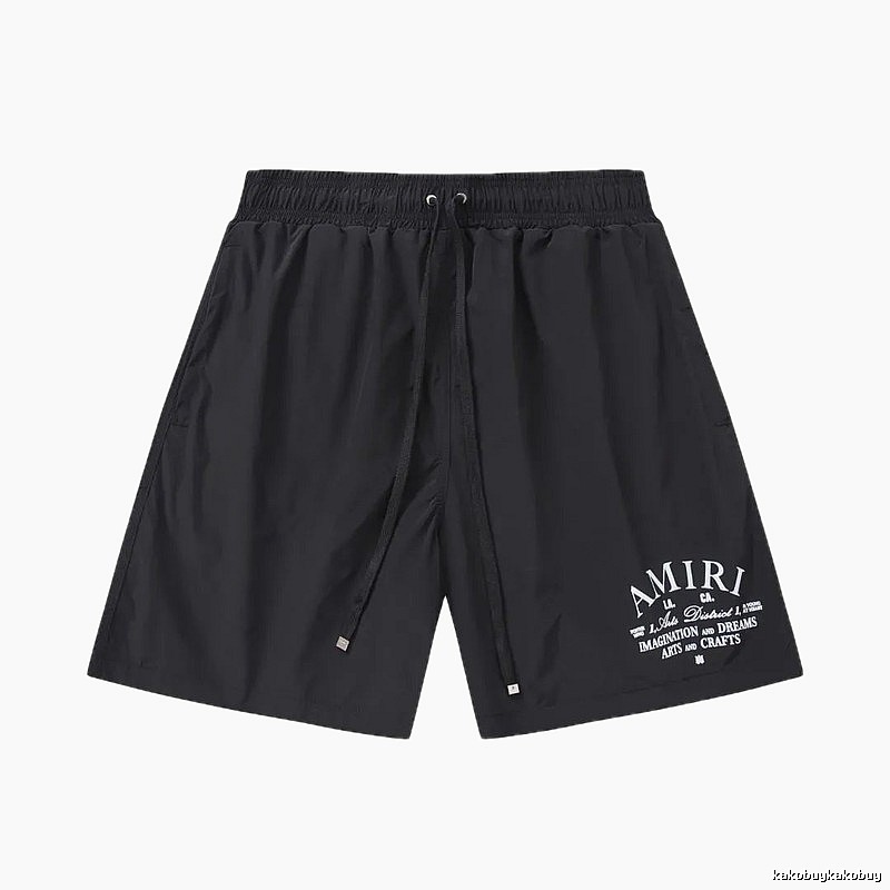 AMIRI trendy brand black shorts