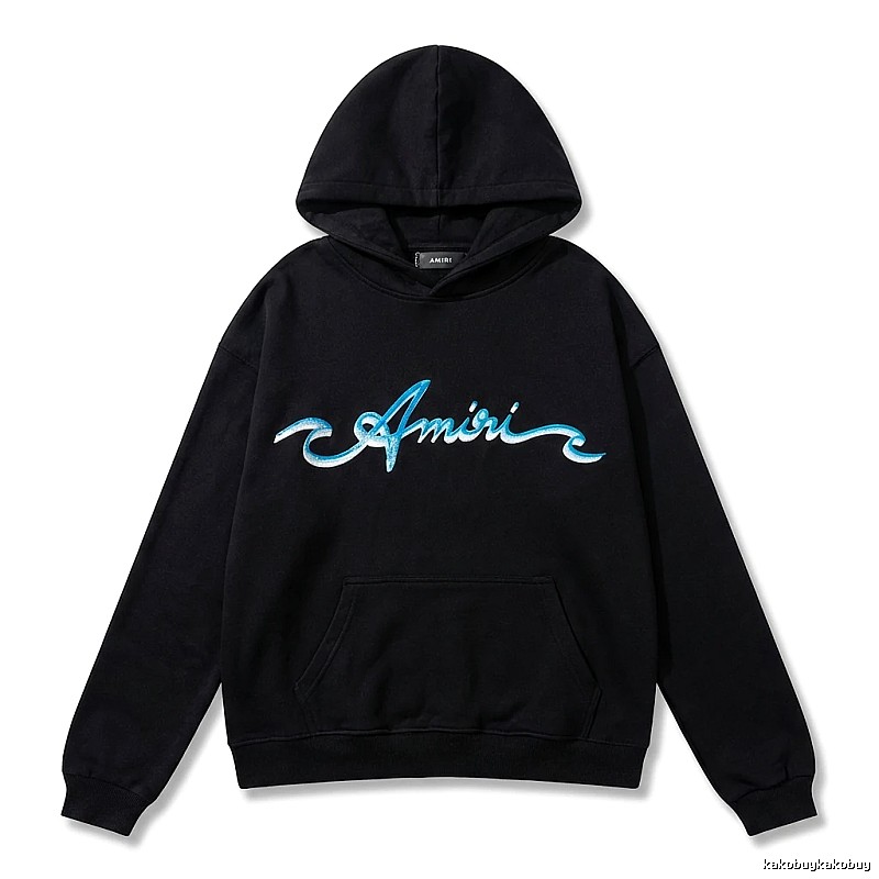 AMIRI Trendy Style Black Hoodie