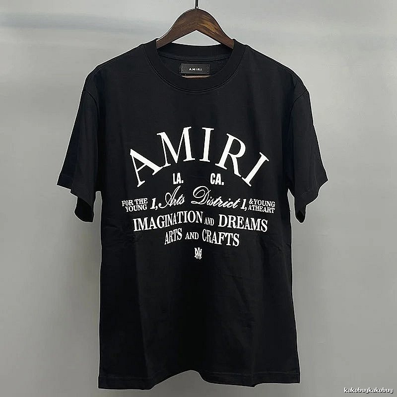 Amiri White Black Records Graphic T-Shirt Minimal Look