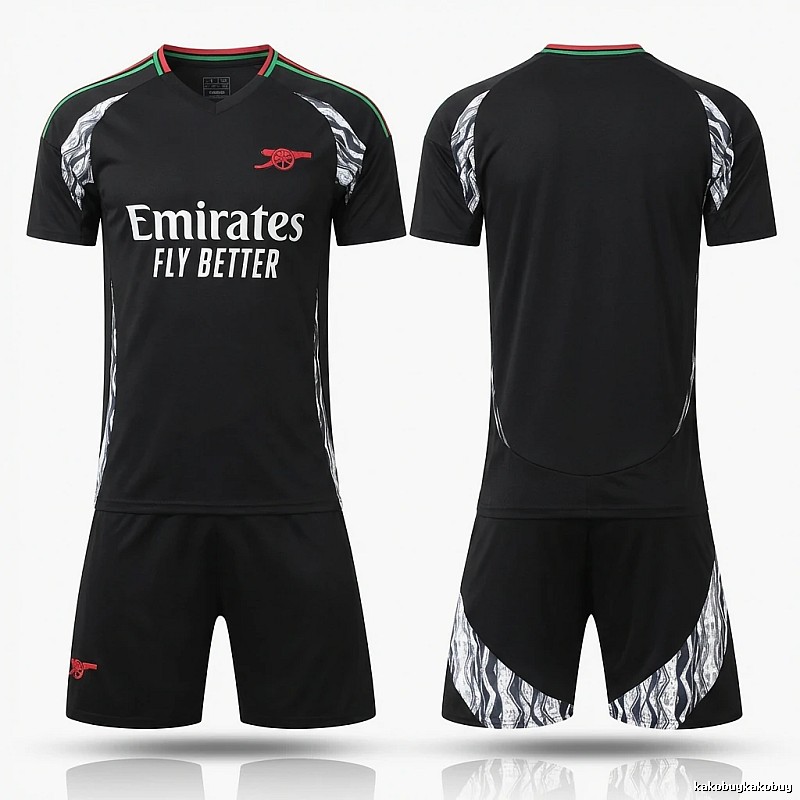 Arsenal retro-style black jersey