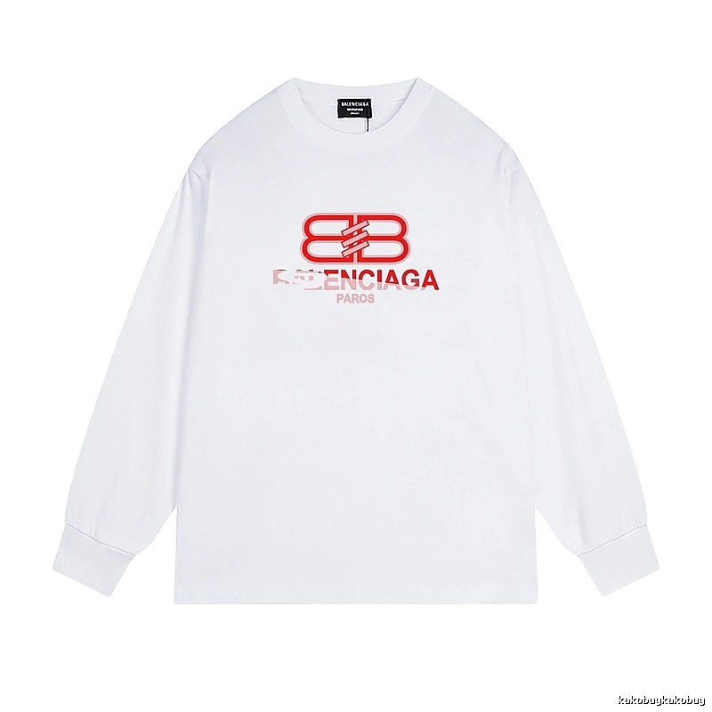 Balenciaga BB Print White T-shirt