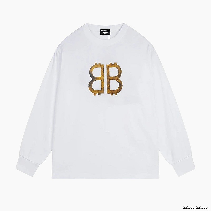 Balenciaga BB Print White T-shirt