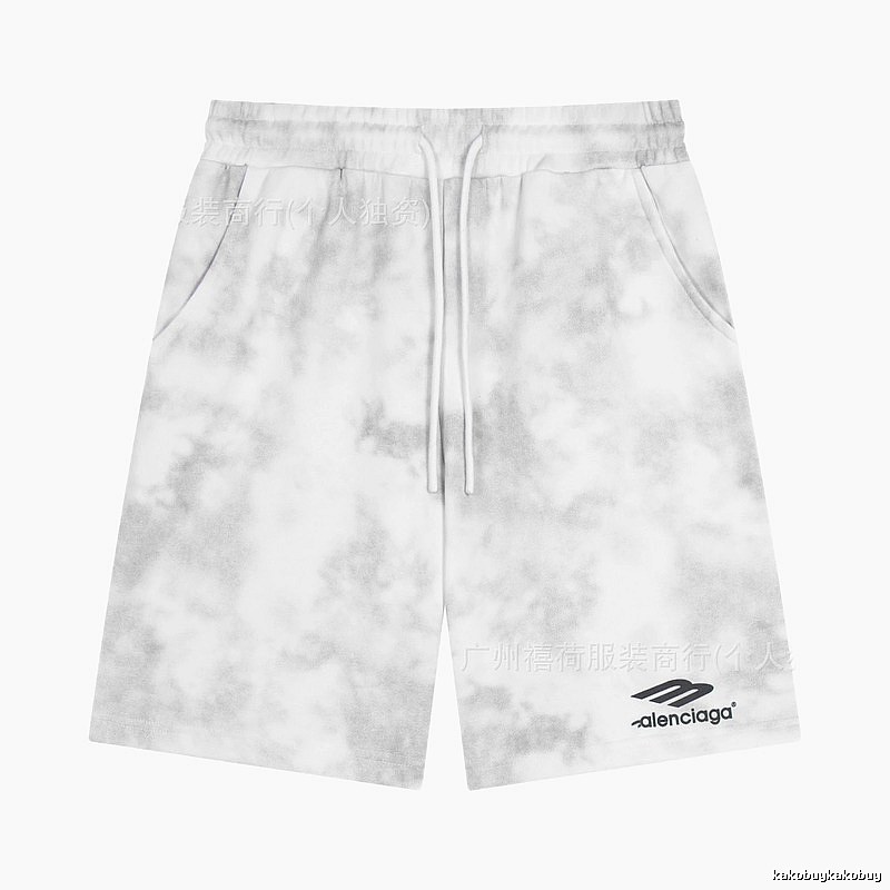 Balenciaga tie-dye style shorts