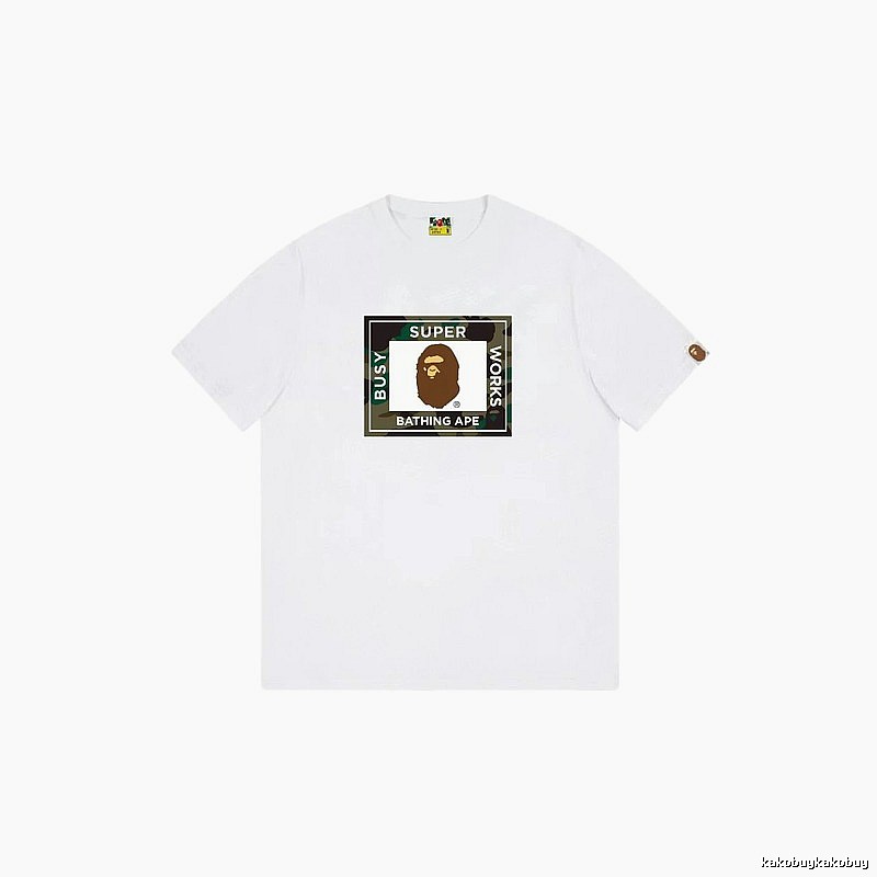 Bape Ape Head Camouflage Style Short-sleeve Shirt