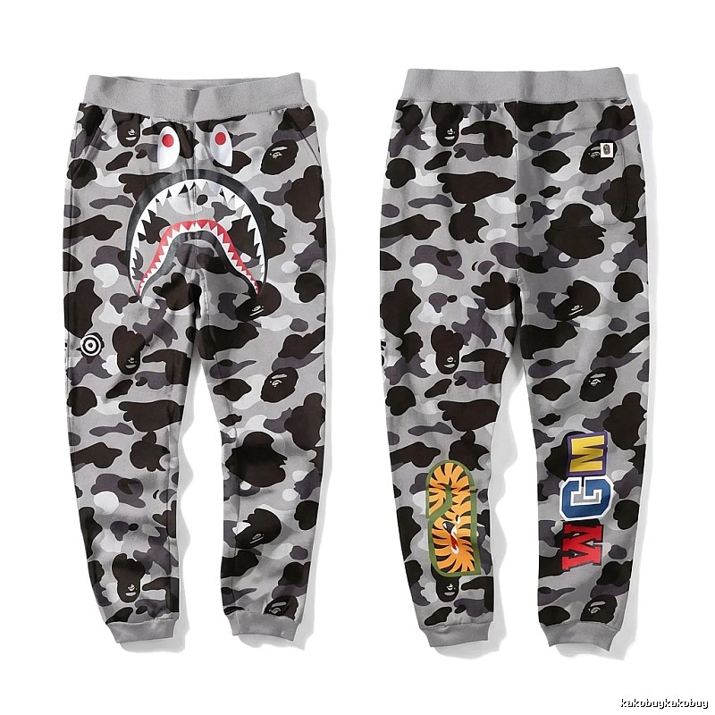 Bape Camo Shark Style Sweatpants