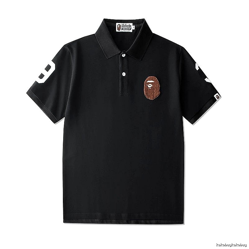 BAPE Casual Polo shirt White Polo Ape for Streetwear Looks