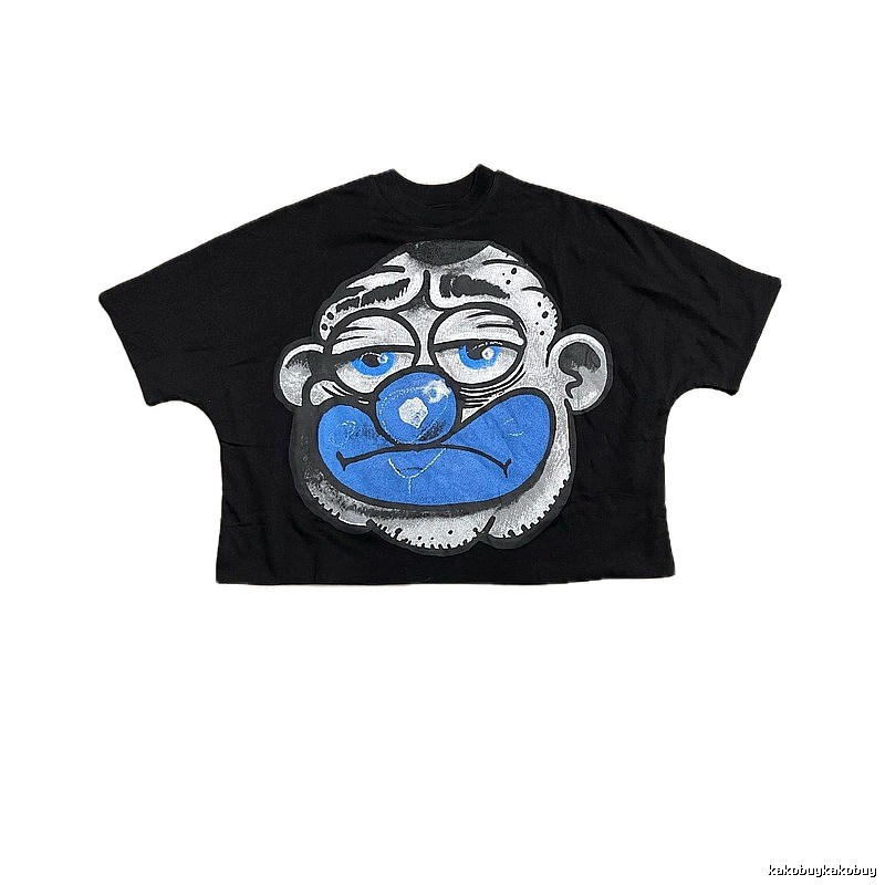 Billionaire Cartoon Trendy Brand Black T-shirt