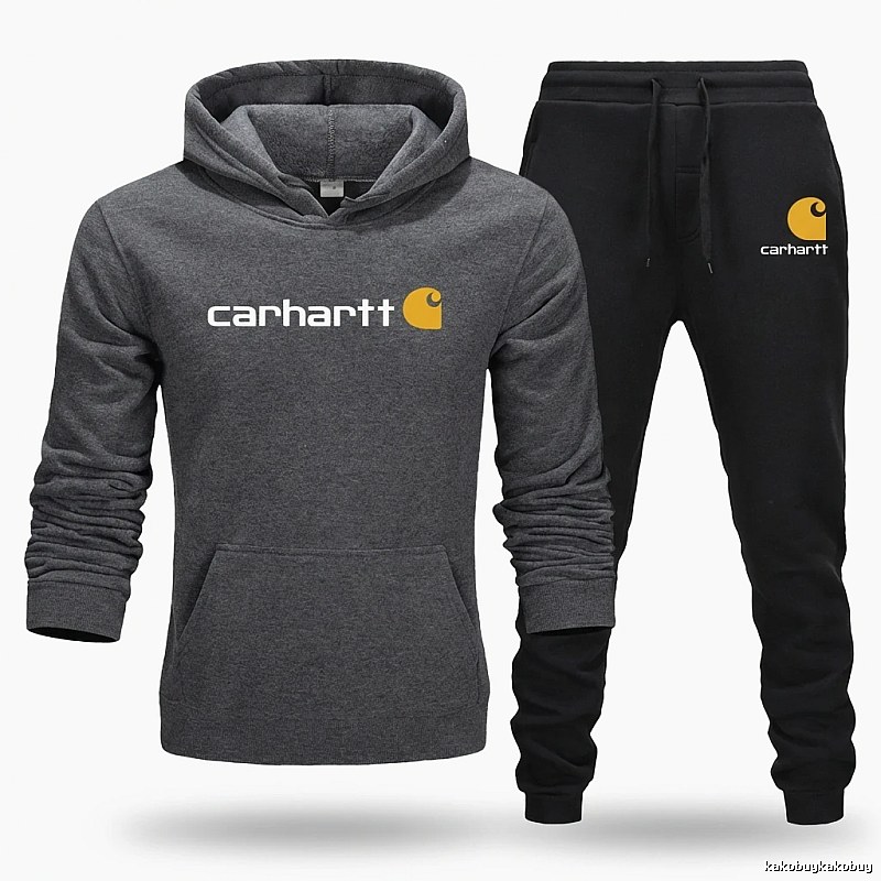 Carhartt basic gray hooded suit