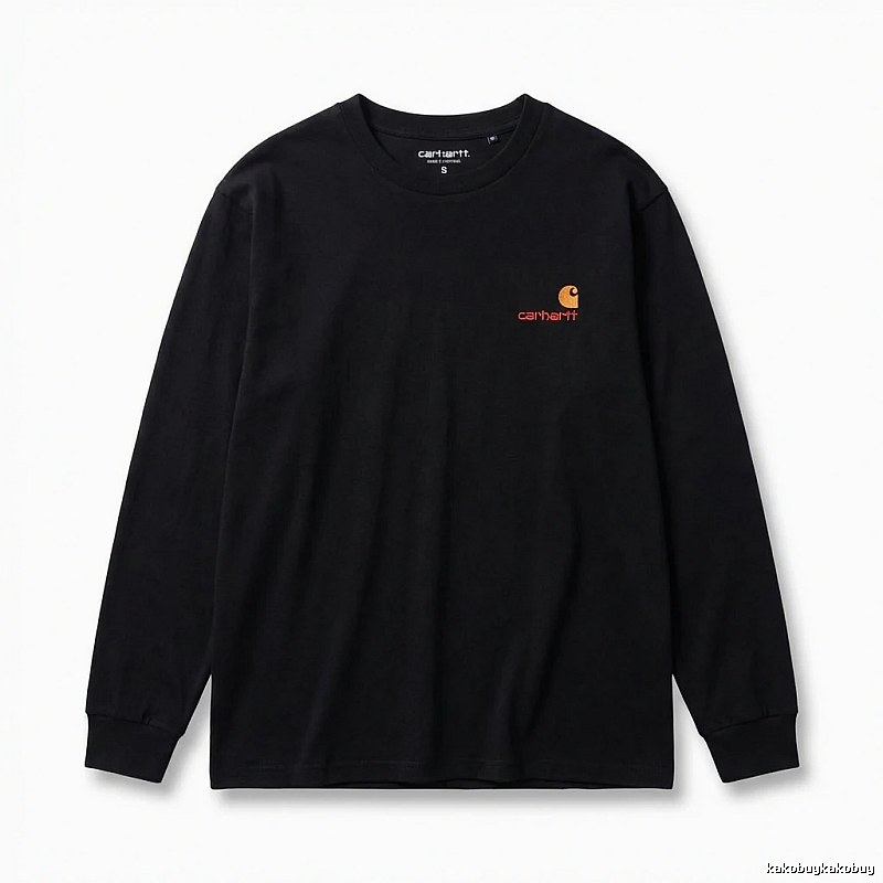 Carhartt simple style black sweatshirt