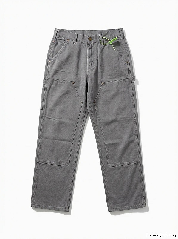 Carhartt workwear style cement gray long pants