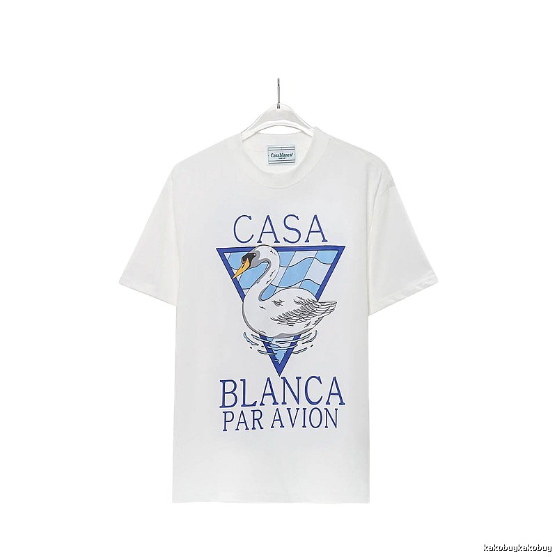 Casablanca Printed Fashionable White T-shirt