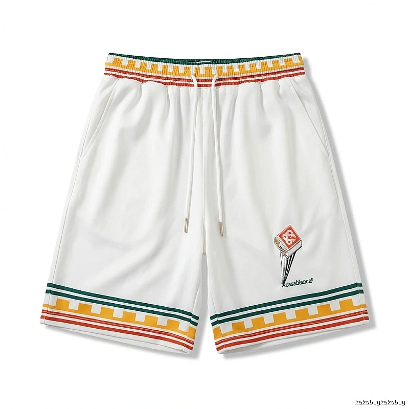 Casablanca retro style white shorts