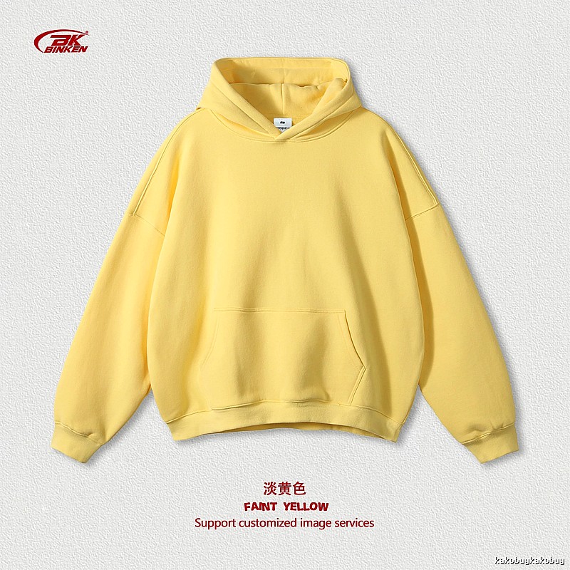 Casual Pullover hoodie Navy Blank Kangaroo for Comfortable Styling