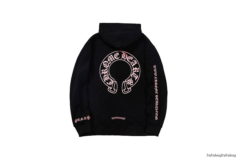 Chrome Hearts 2088-76 Black Cross Graphic Hoodie Commuter Look
