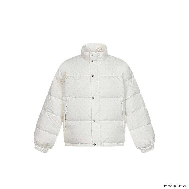 Chrome Hearts Retro Style White Cotton Coat